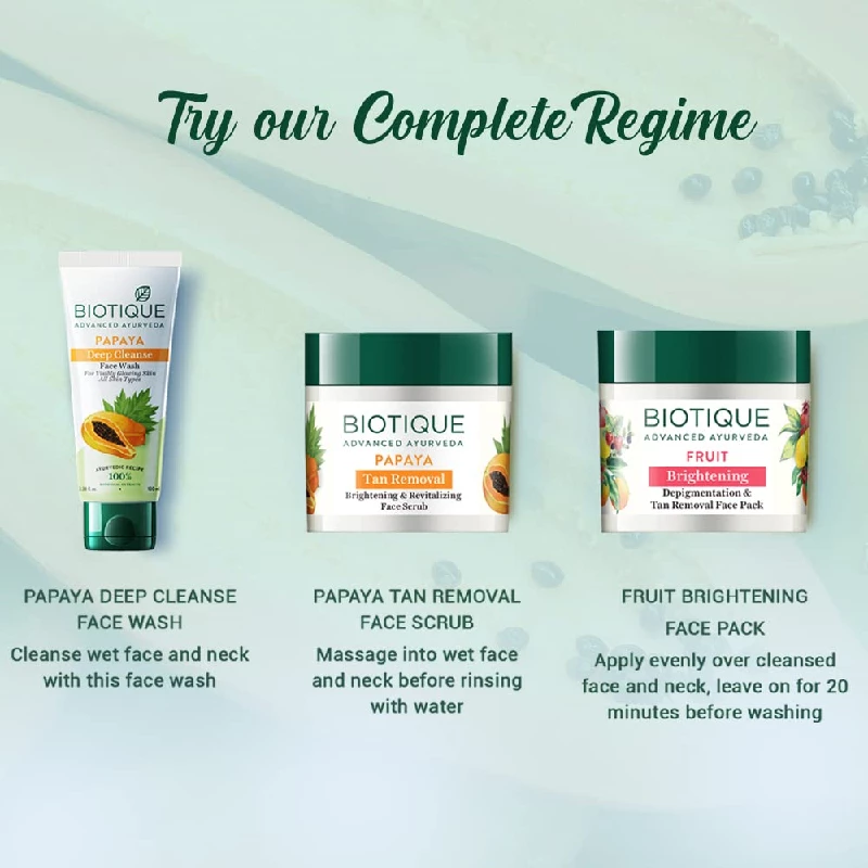 Biotique Papaya Deep Cleanse Face Wash (Pack of 2), 100 ml-8.webp